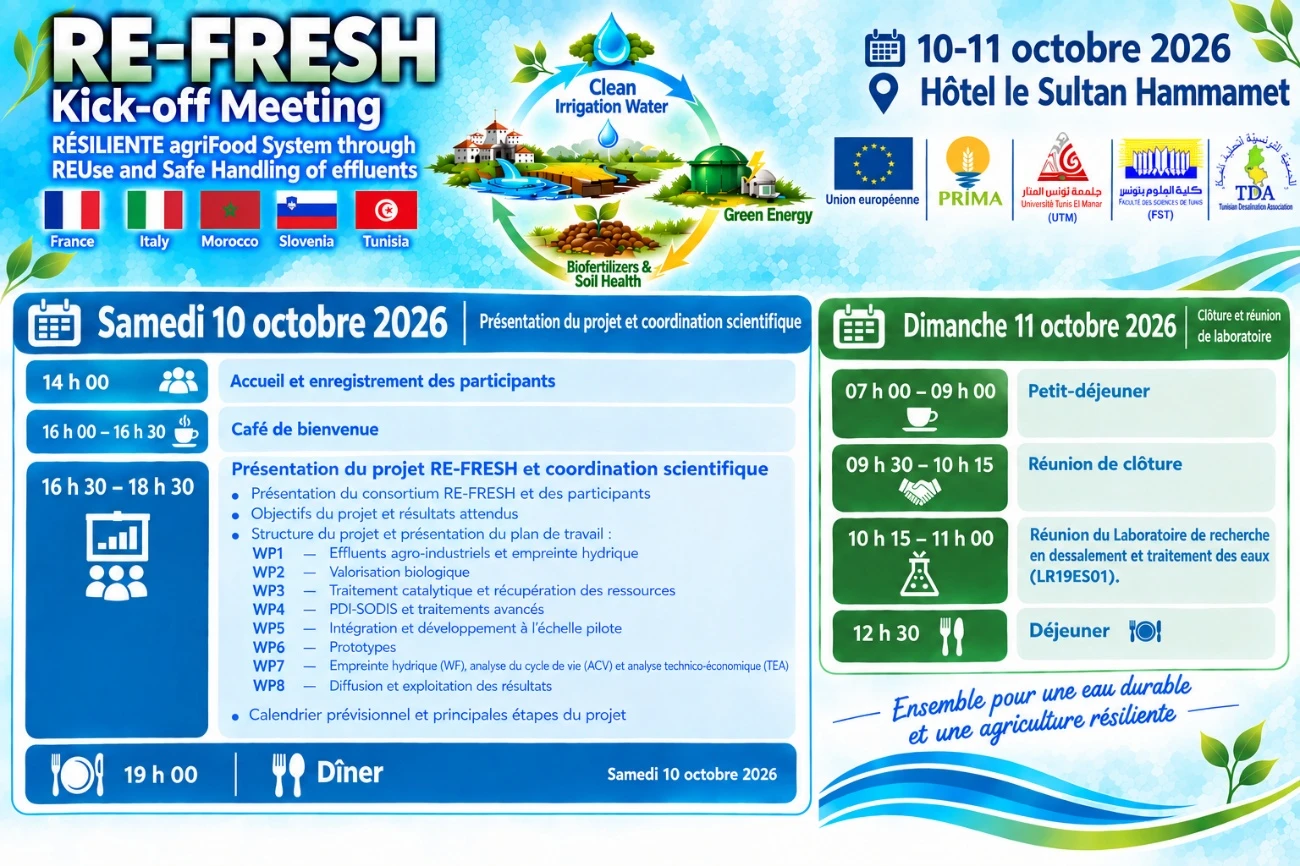 French programme for the RE-FRESH workshop, 10–11 October 2026